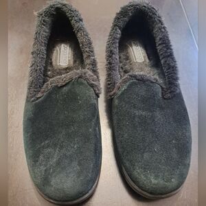 Skechers Air Cooled Goga Mat Leather Shoe/Slipper